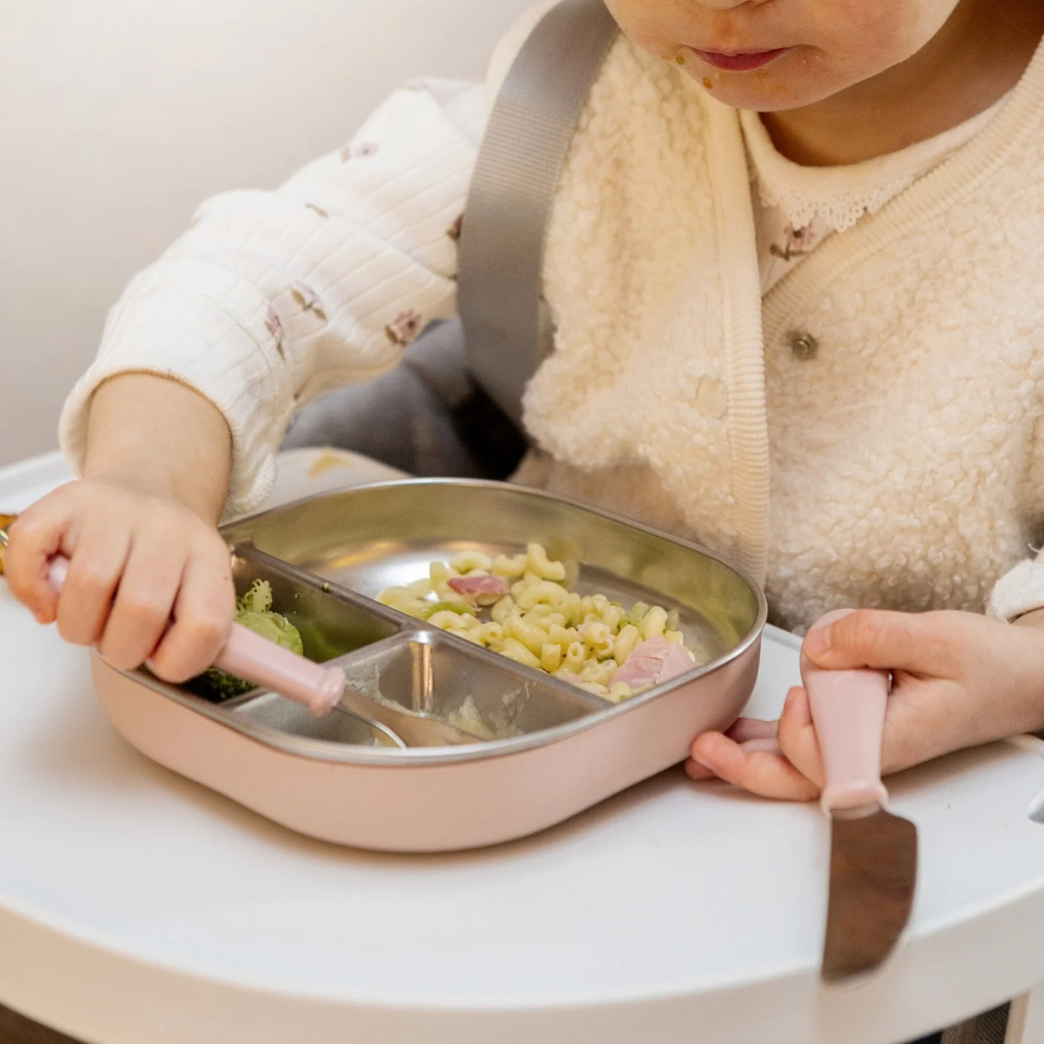 3-Piece Stainless Steel Toddler Cutlery Set - Image 3