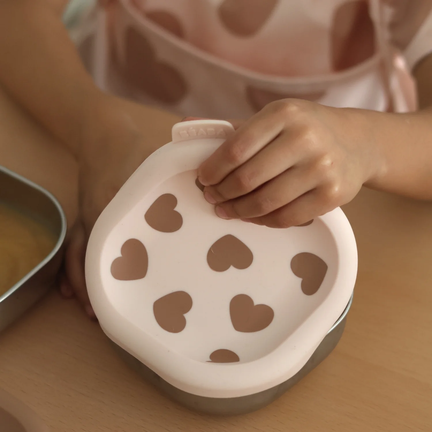 Microwave-Safe Stainless Steel Baby Bowls with Lid Set of 3 - Image 21