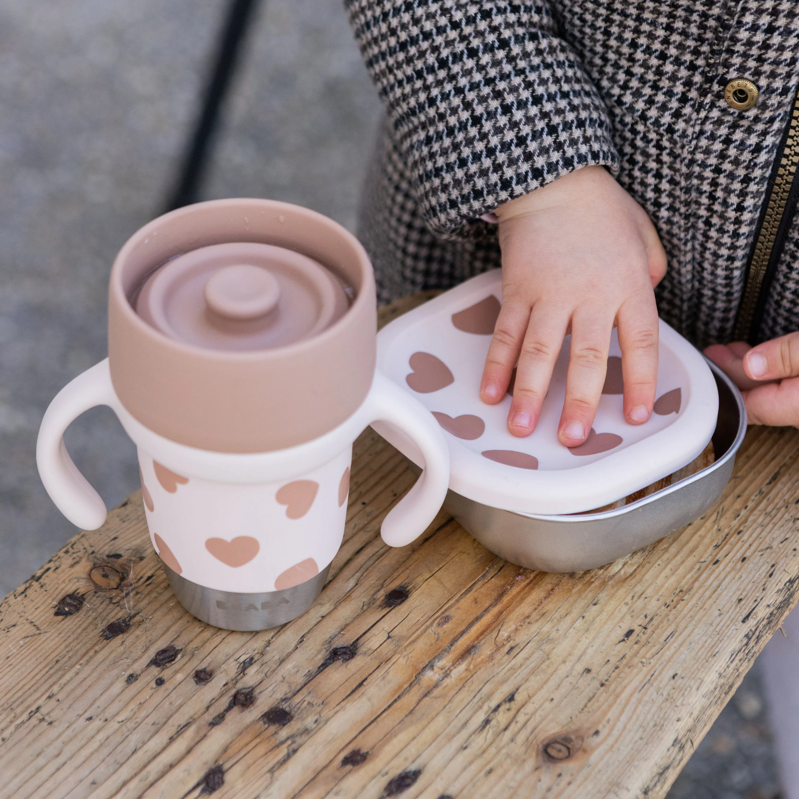 Click & Drink Stainless Steel Learning Cup - Image 11