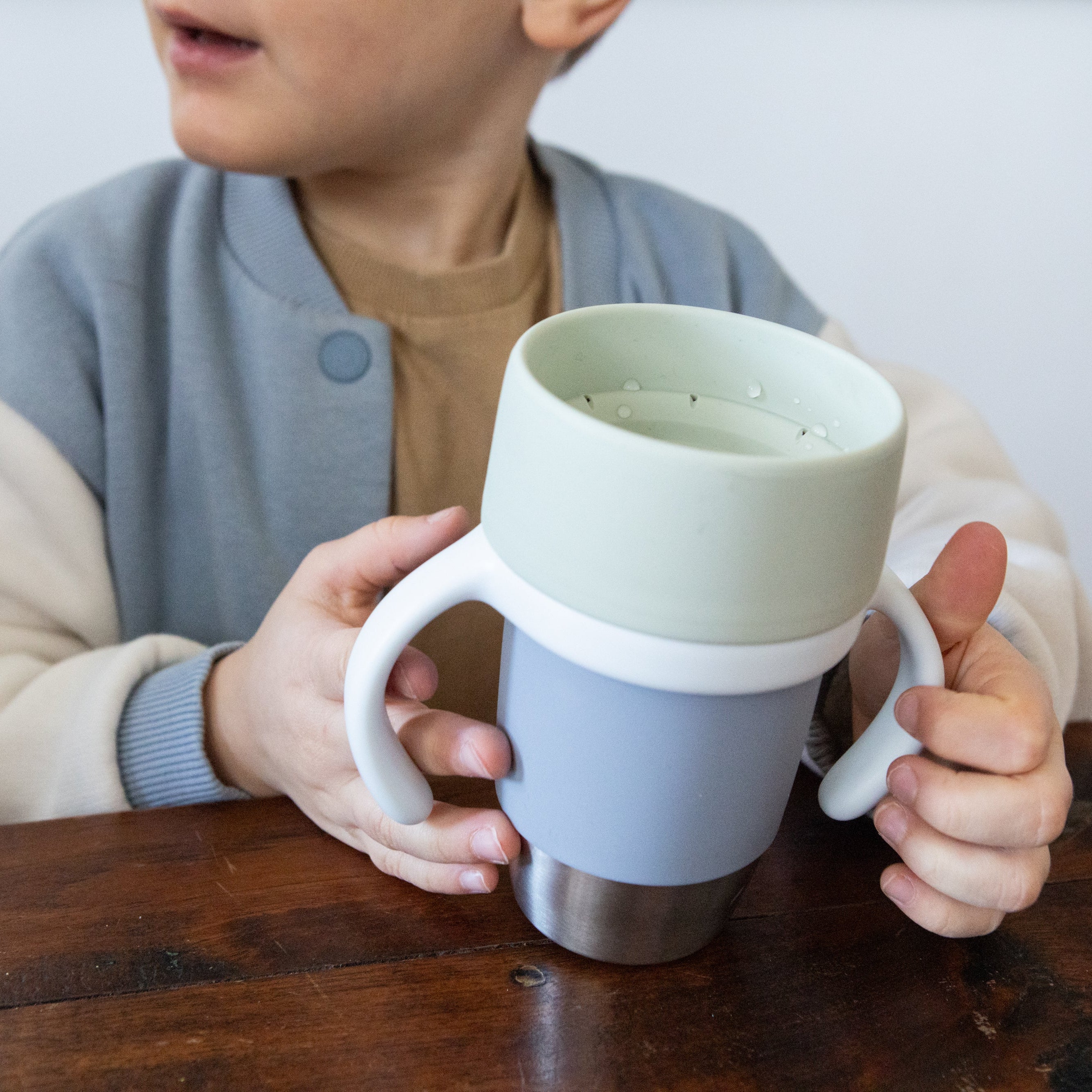 Click & Drink Stainless Steel Learning Cup - Image 18