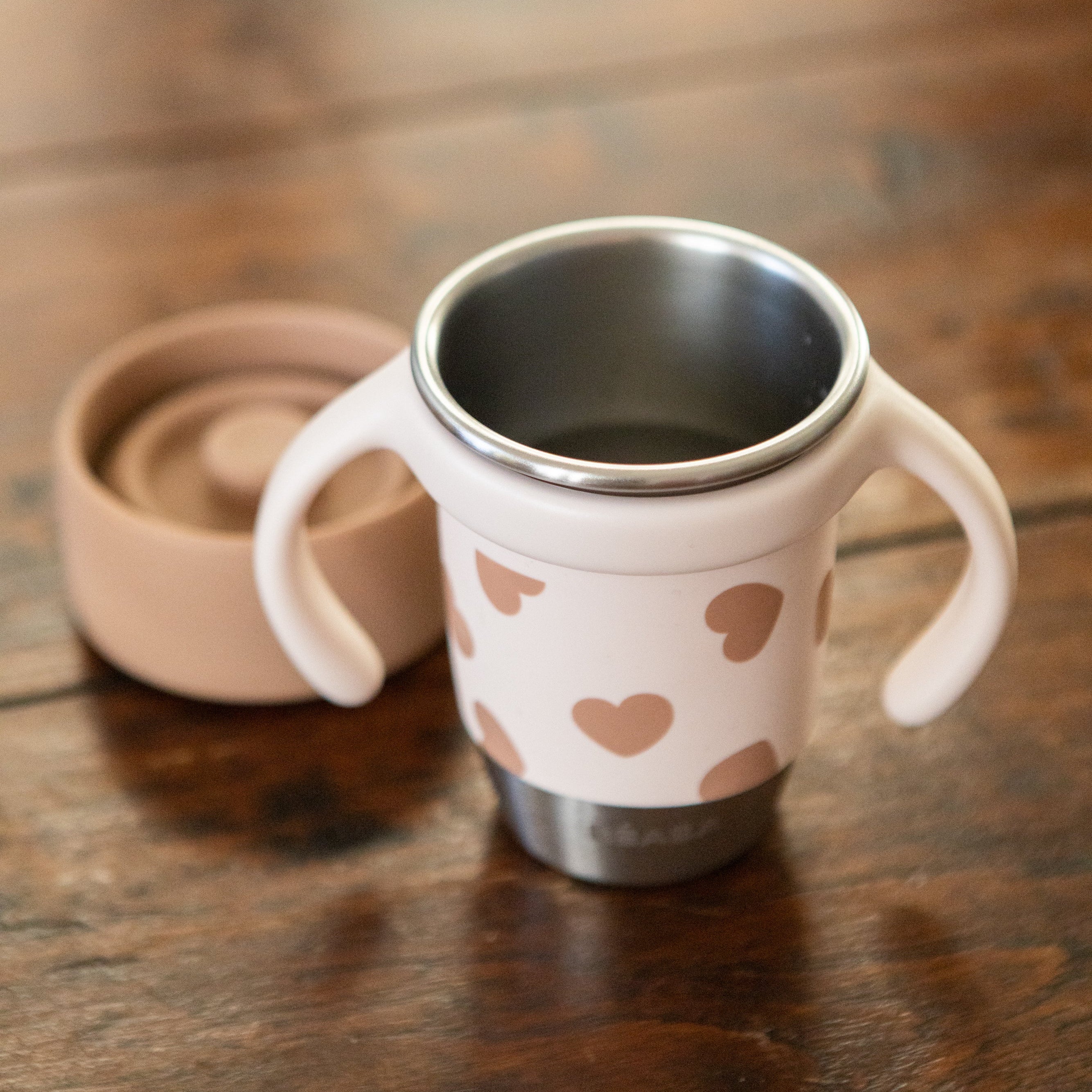 Click & Drink Stainless Steel Learning Cup - Image 8
