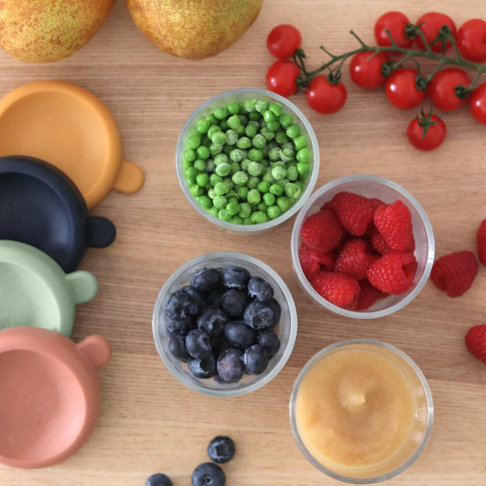 Set of 4 8oz Glass Baby Food Jars - Image 6