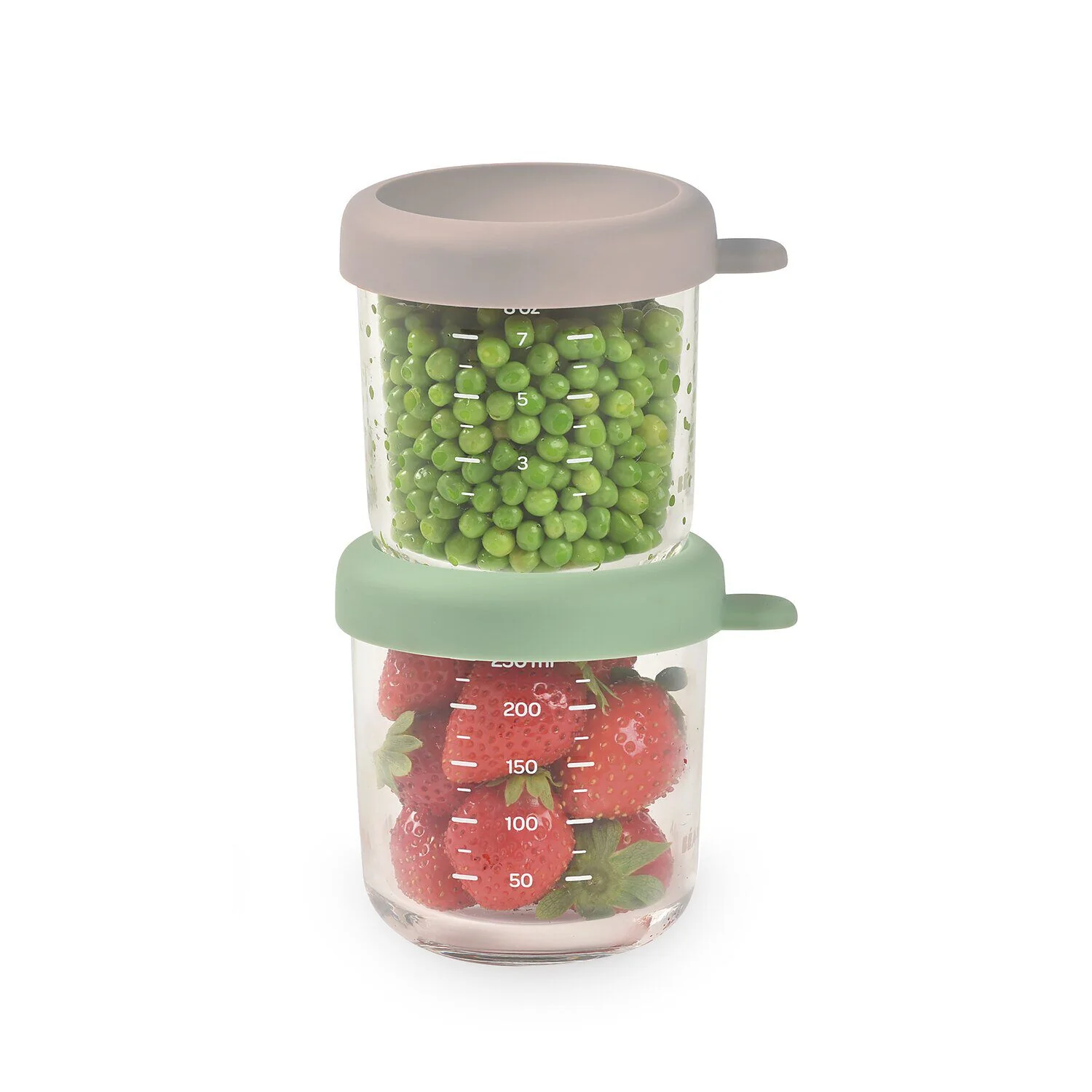Set of 2 8oz Glass Baby Food Jars - Image 5
