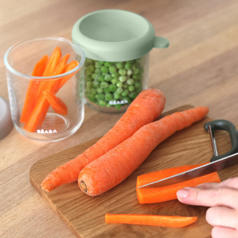 Set of 2 8oz Glass Baby Food Jars - Image 8
