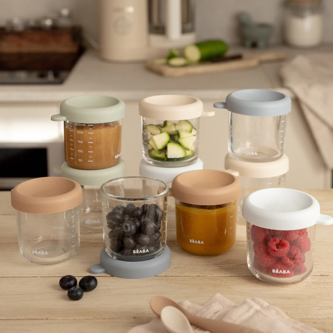 Set of 10 8oz Glass Baby Food Jars - Image 4
