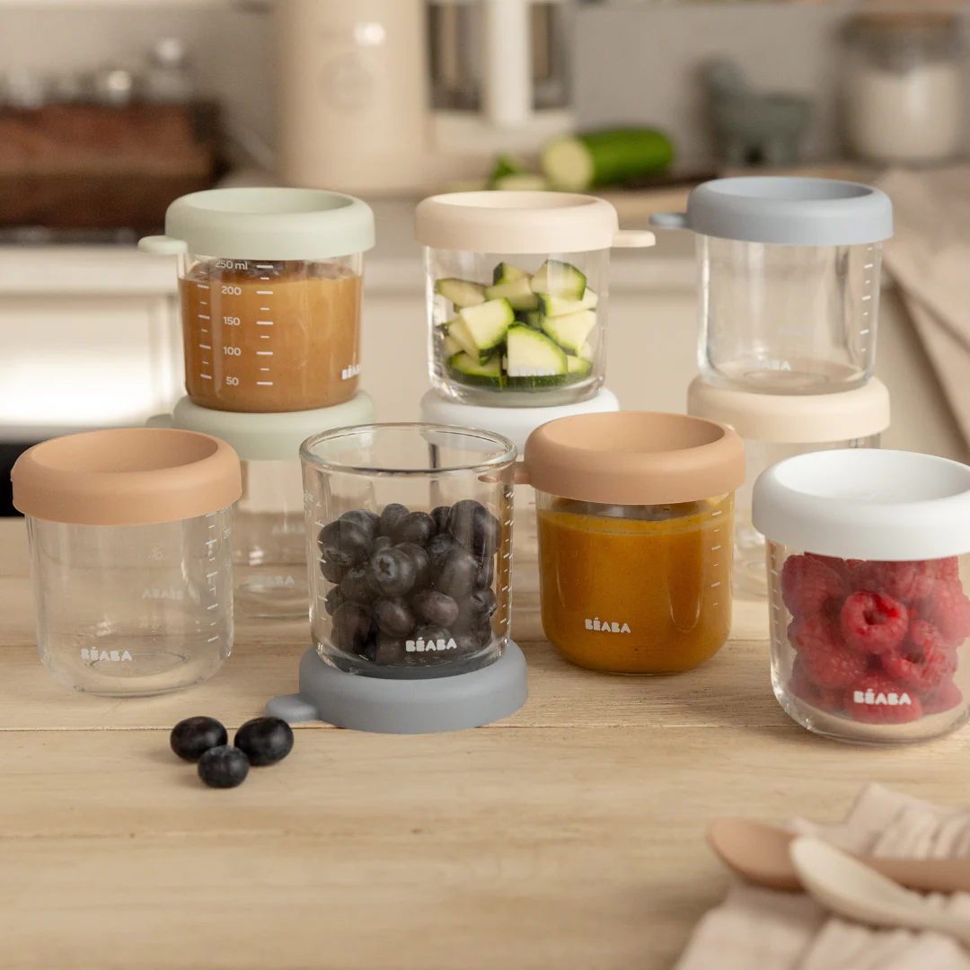 Set of 10 8oz Glass Baby Food Jars - Image 5