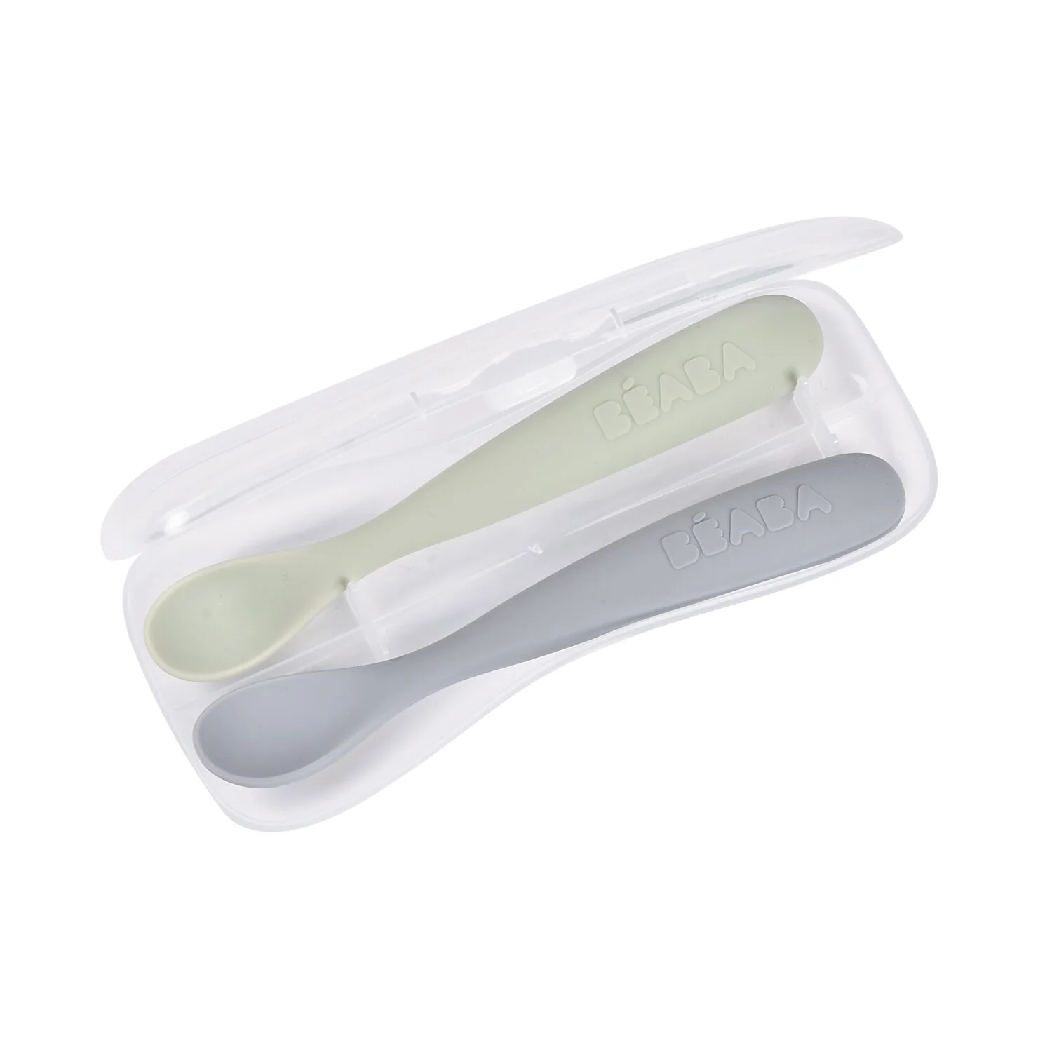 Set of 2 Easy-Grip 1st Stage Single Tone Silicone Spoons + Storage Case - Image 10