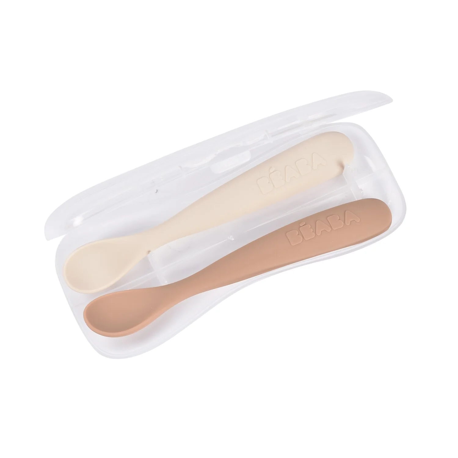 Set of 2 Easy-Grip 1st Stage Single Tone Silicone Spoons + Storage Case - Image 6