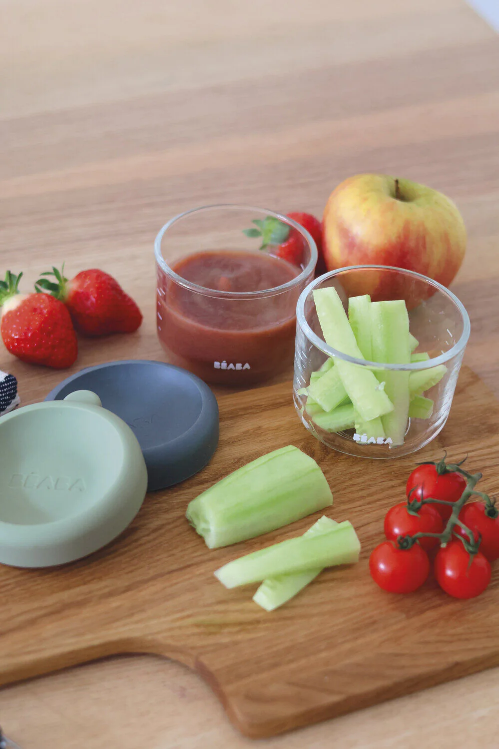 Set of 2 5oz Glass Baby Food Jars - Image 7