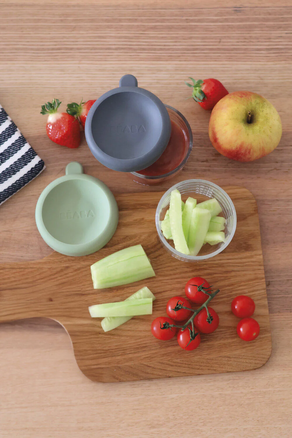 Set of 2 5oz Glass Baby Food Jars - Image 8