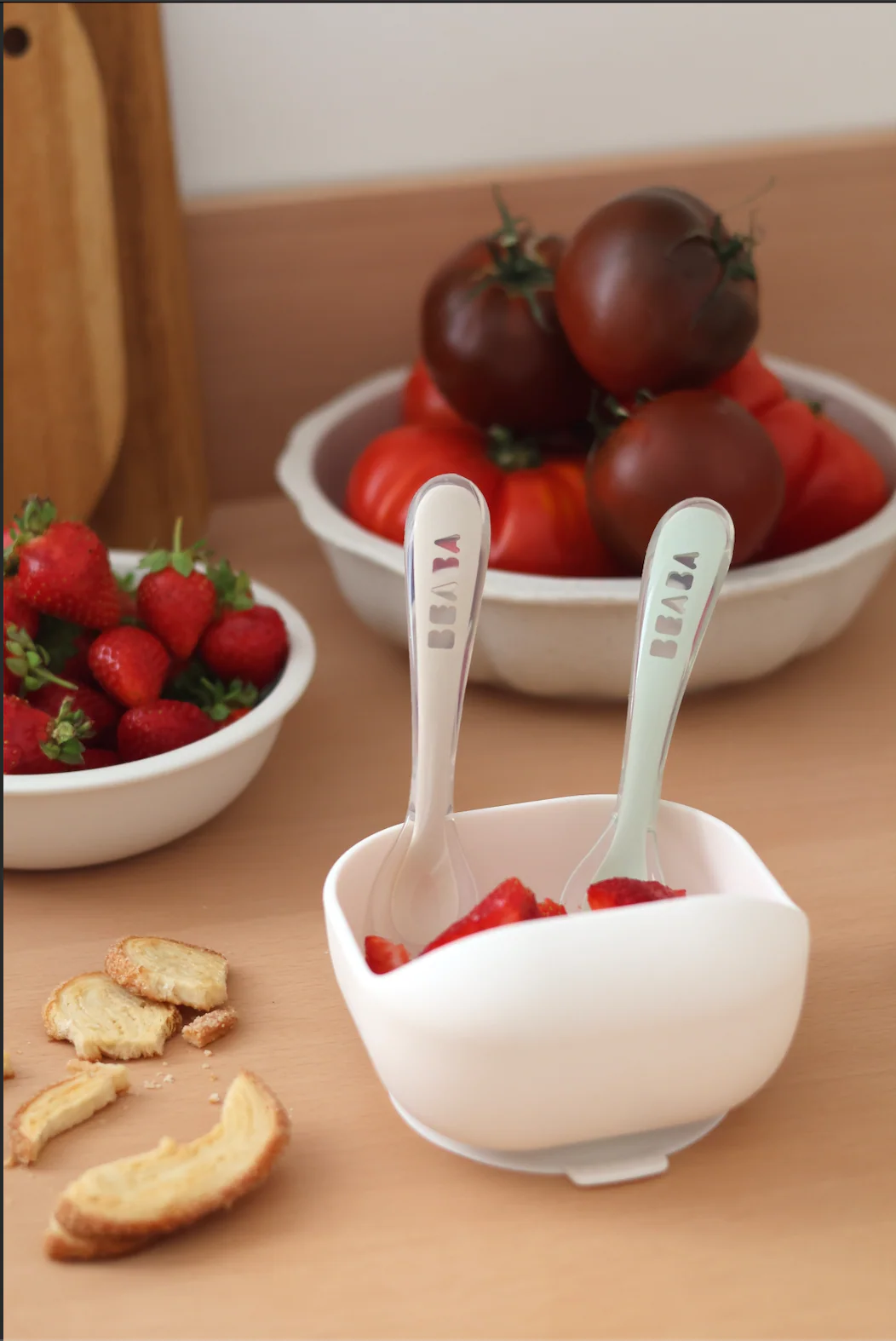 Set of 2 Second Stage Silicone Spoons with Storage Case - Image 5