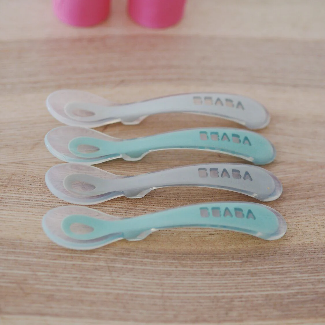 Set of 4 2nd Stage Silicone Spoons - Image 3