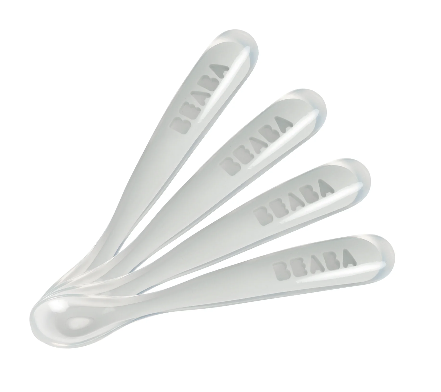 Set of 4 Easy-Grip 1st Stage Silicone Spoons - Image 10