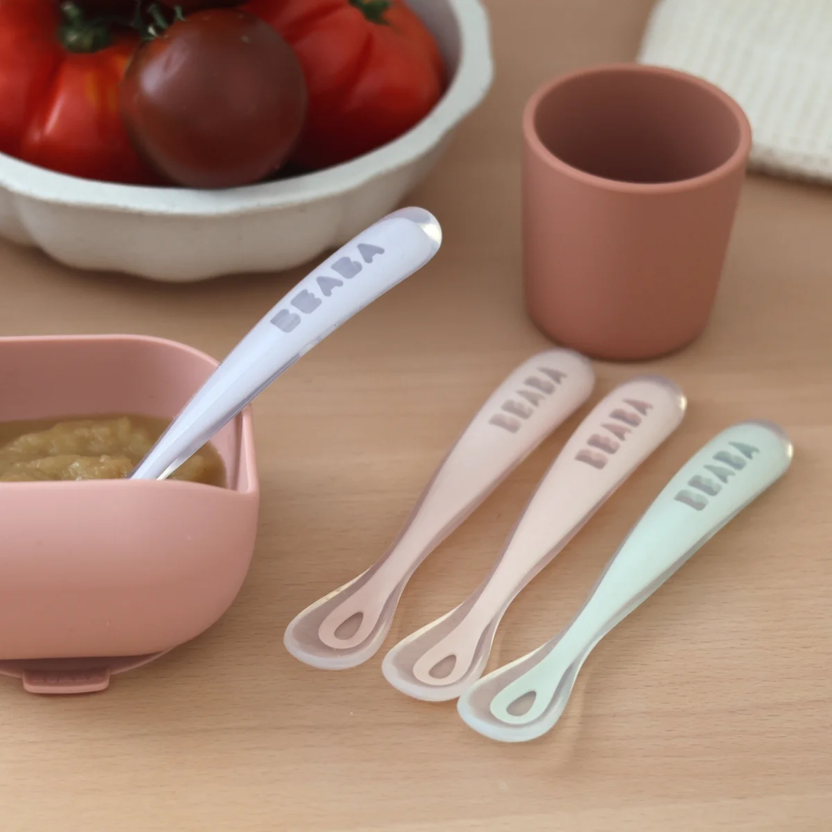 Set of 4 Easy-Grip 1st Stage Silicone Spoons - Image 12