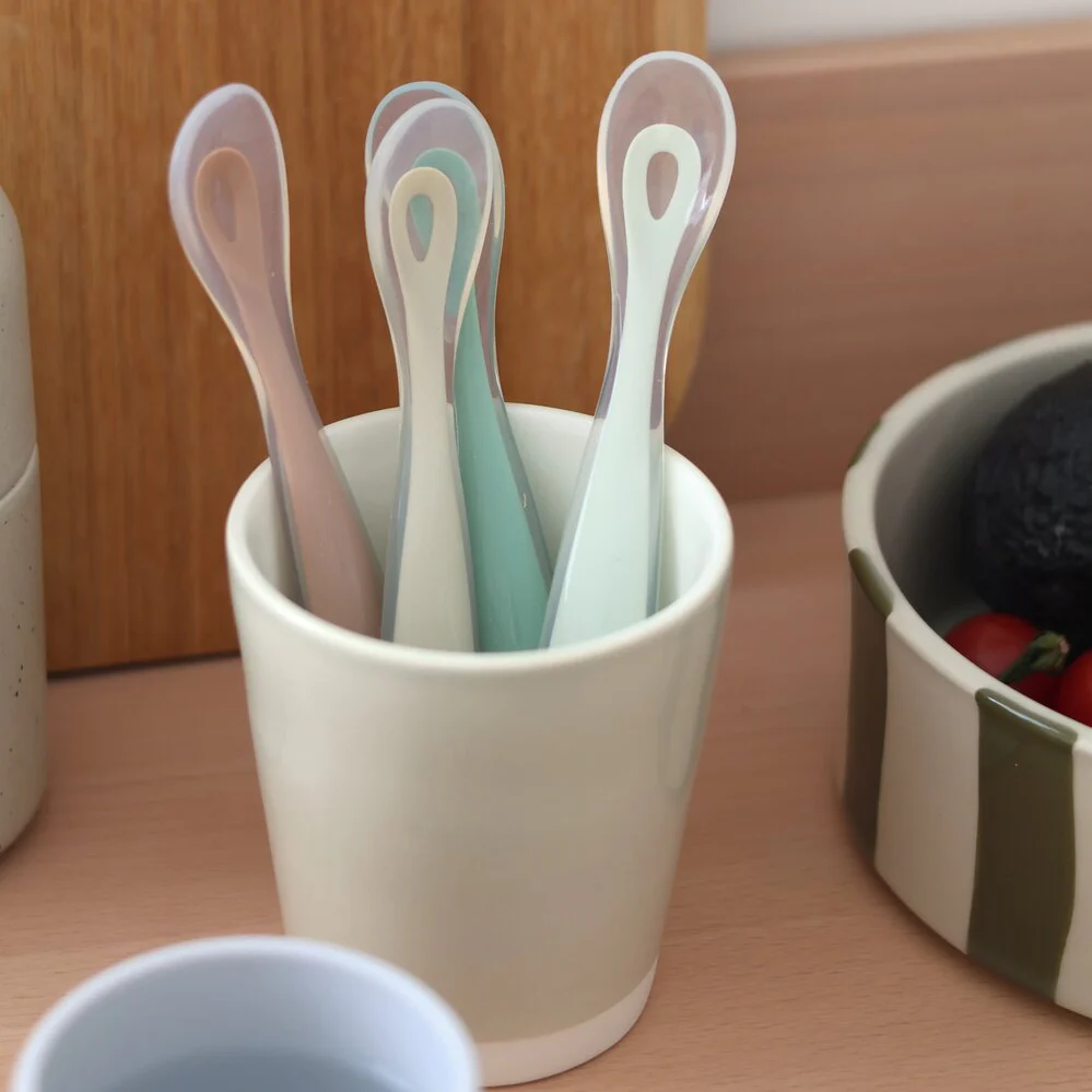 Set of 4 Easy-Grip 1st Stage Silicone Spoons - Image 7