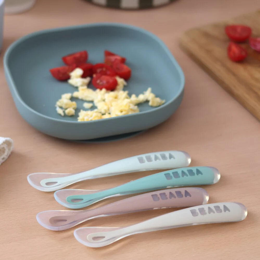Set of 4 Easy-Grip 1st Stage Silicone Spoons - Image 8
