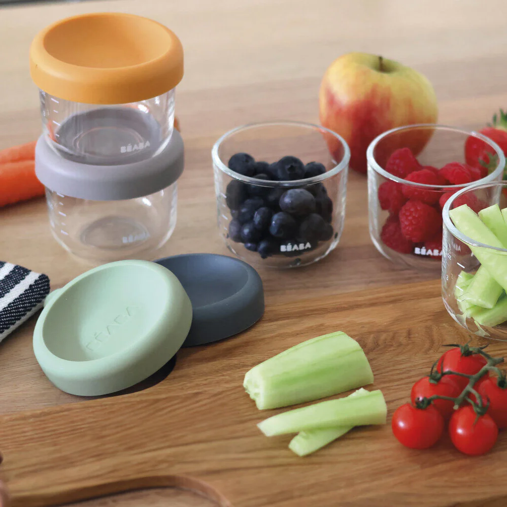 Set of 6 5oz Glass Baby Food Jars - Image 6