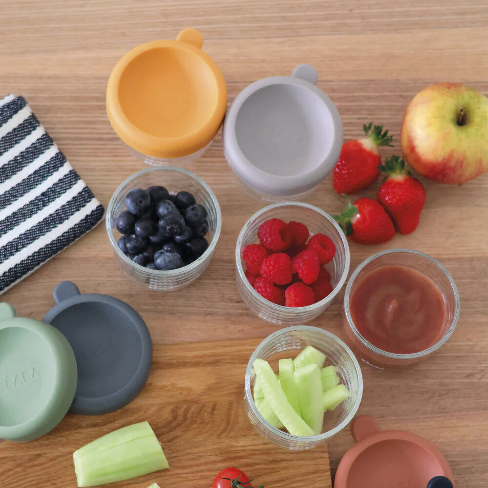 Set of 6 5oz Glass Baby Food Jars - Image 7