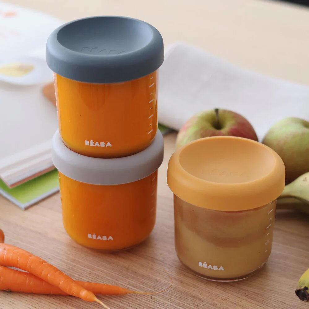 Set of 6 8oz Glass Baby Food Jars - Image 10