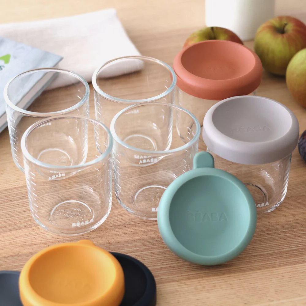 Set of 6 8oz Glass Baby Food Jars - Image 5