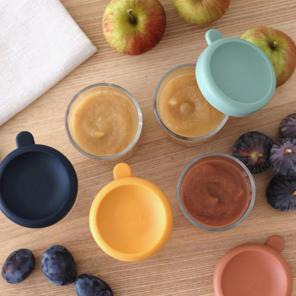 Set of 6 8oz Glass Baby Food Jars - Image 6
