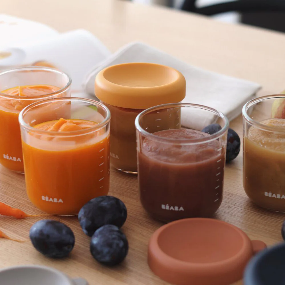 Set of 6 8oz Glass Baby Food Jars - Image 7
