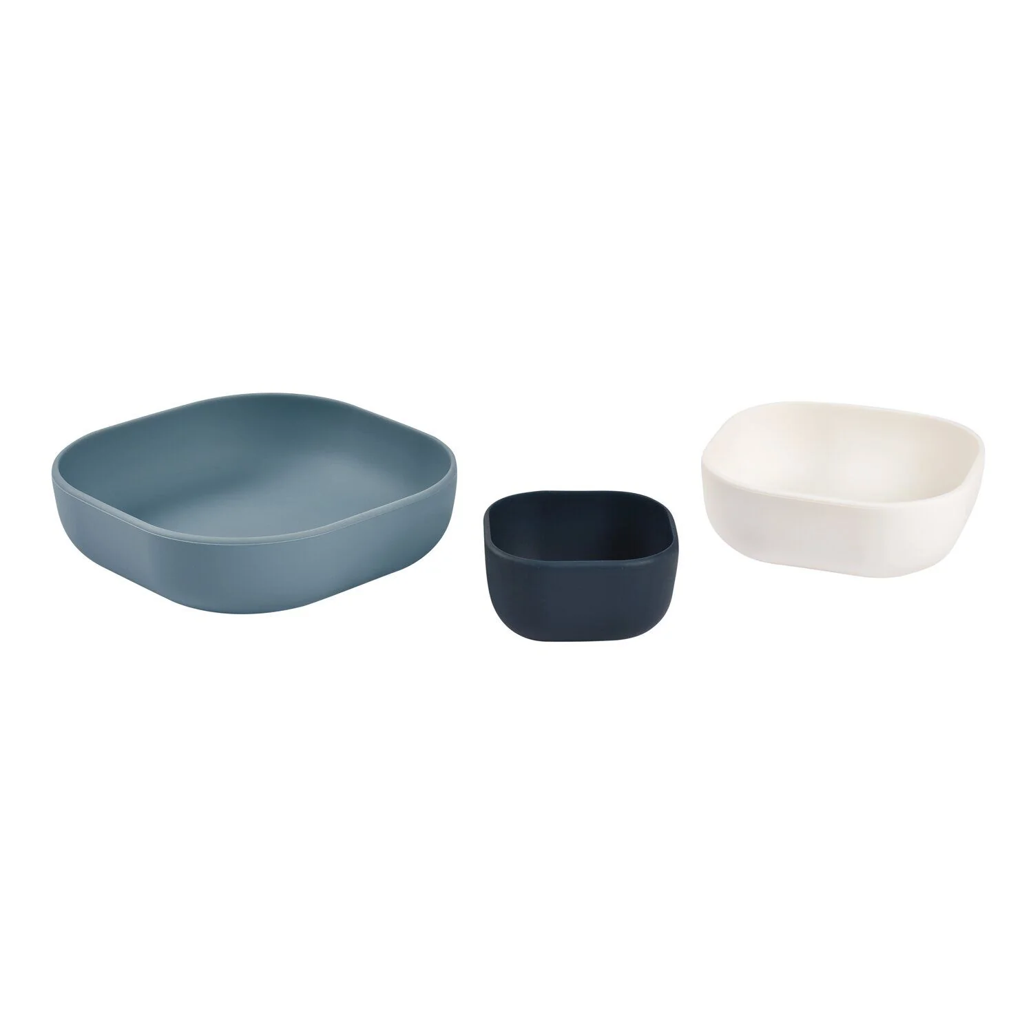 Silicone 3 piece nesting bowl set - Image 4