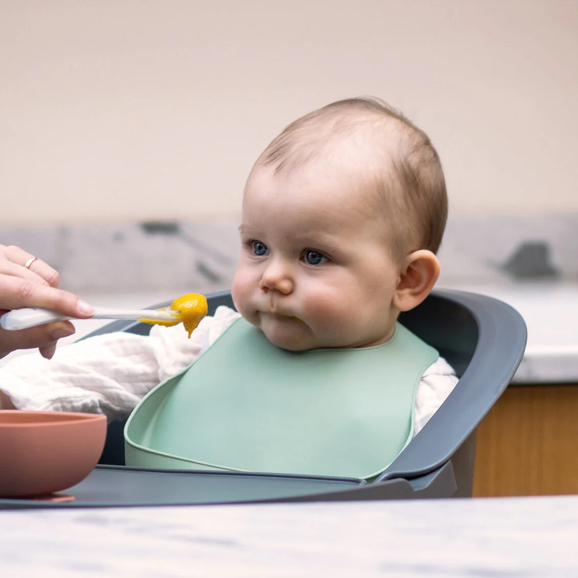 Silicone Baby Bib 2 Pack - Image 3