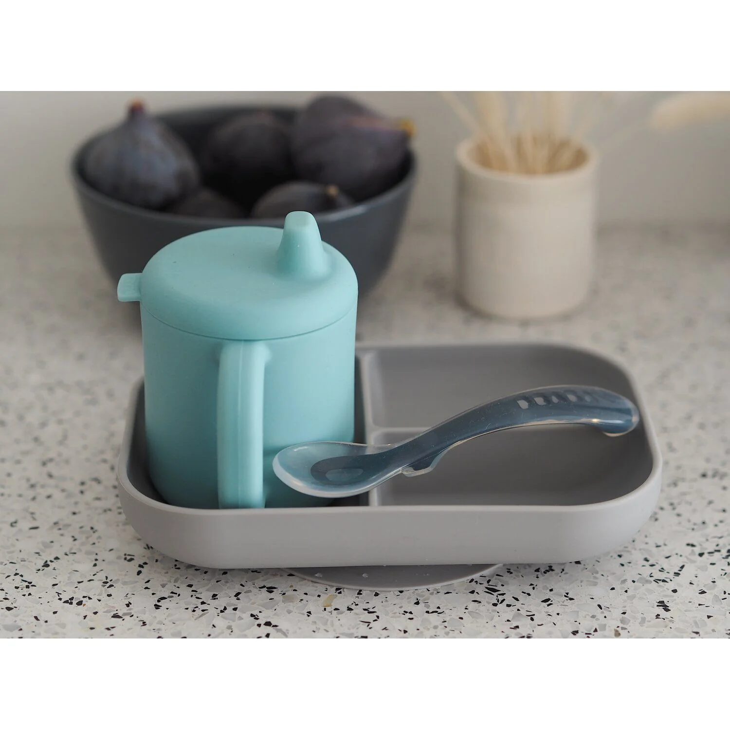 Silicone learning set + cup - Image 3