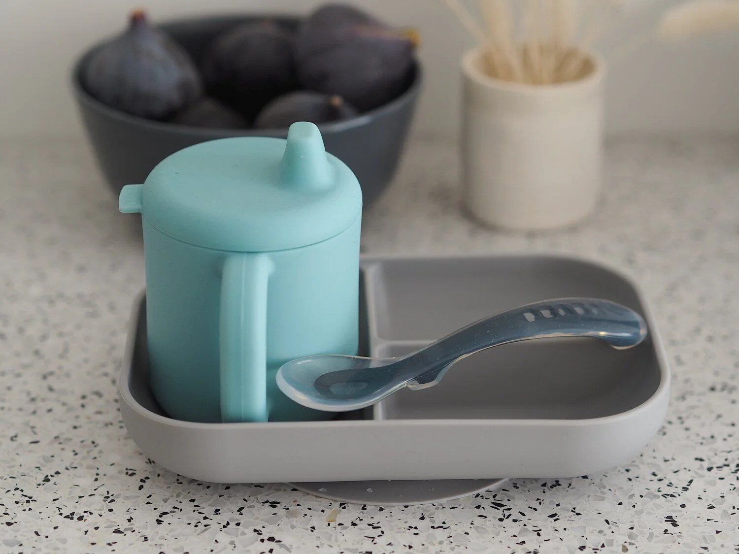 Silicone learning set + cup - Image 6