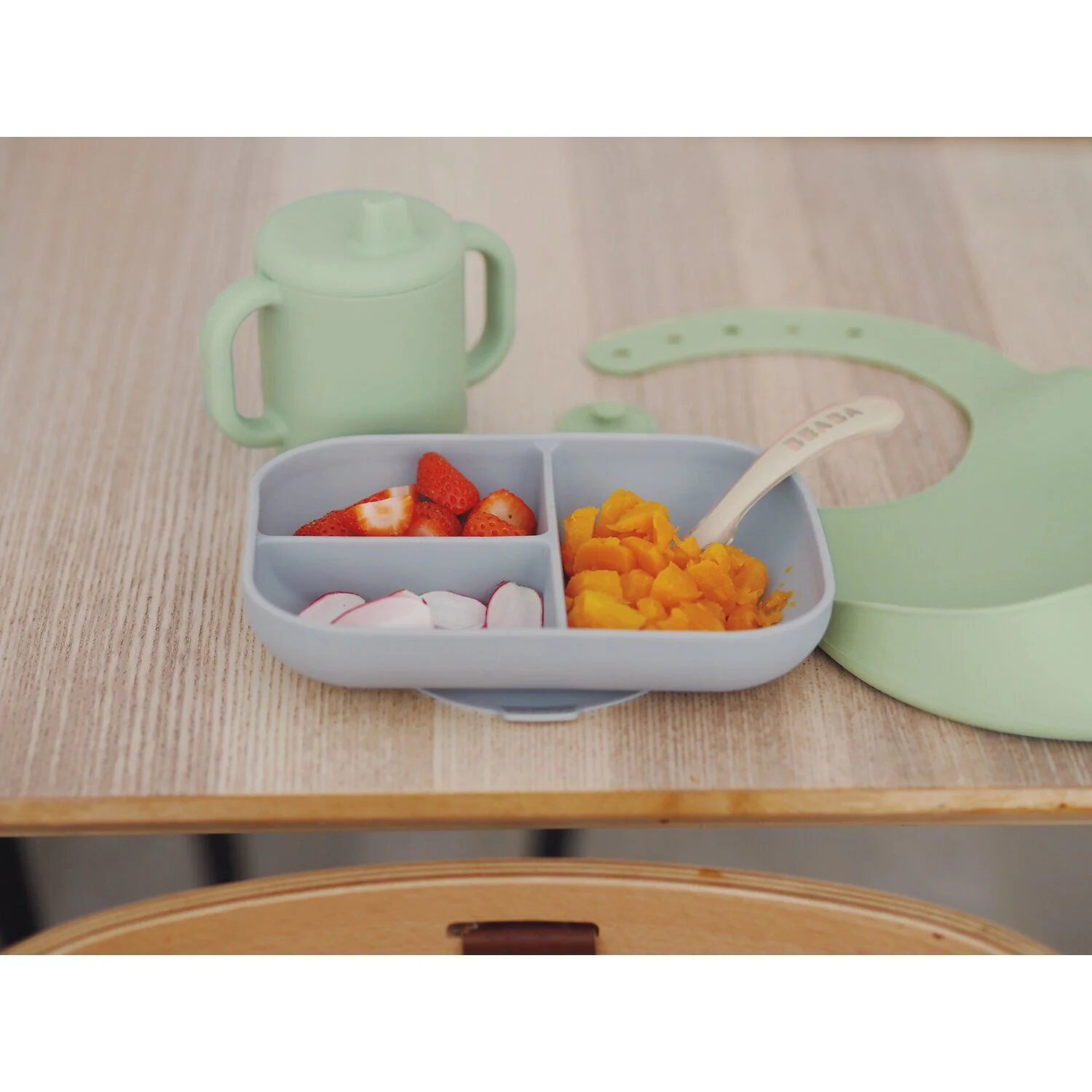 The essentials meal set grey / sage green - Image 3