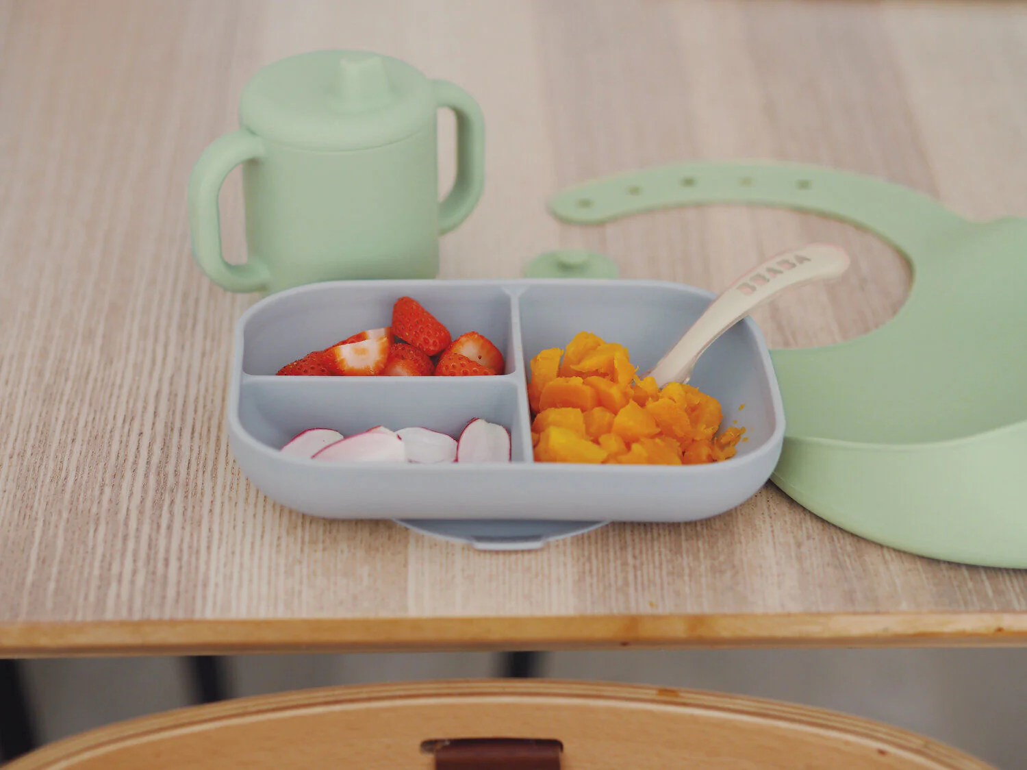 The essentials meal set grey / sage green - Image 5